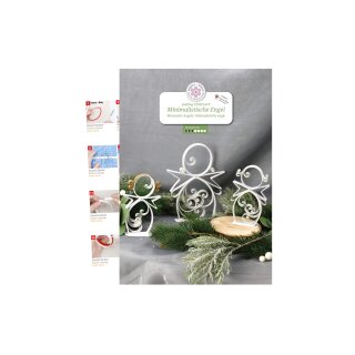 papier + ideen: Quilling Anleitung, Minimalistische Engel
