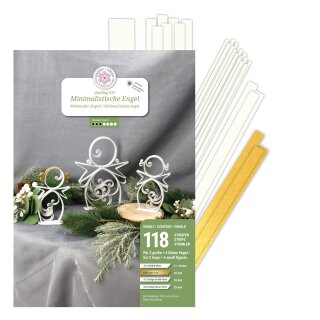 papier + ideen, Quilling KIT, Minimalistische Engel