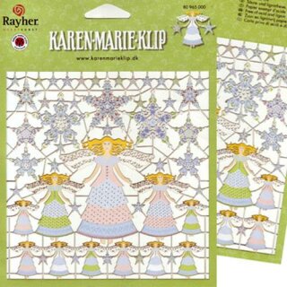 Karen Marie Klip Papirmuseets By A//S Laserstanzbogen Mini-Margeriten Elfenbein 15,3x15,2cm