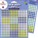 Laserstanzbogen: Mini-Margeriten, hellblau, 15,3x15,2cm