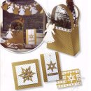 Stanzbogen: Engel gold/weiss Karen Marie Klip