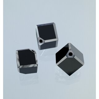 Swarovski Würfel Perle JET 4mm 6 Stück