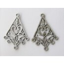 Antik Schmuckanhänger 5fach 39x22mm 2 Stück...