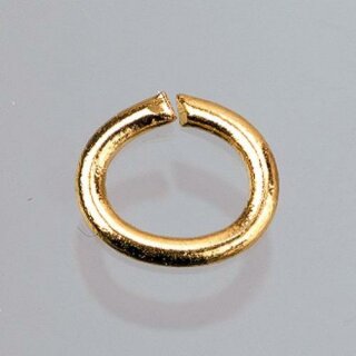 Ösen, oval groß¸, 5 x 9 mm, 10 Stk., goldfarbig